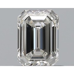 Diament szlif szmaragdowy, 0.7ct, VS1, G, GIA 7526318121