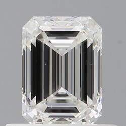 Diament szlif szmaragdowy, 0.7ct, VVS2, G, GIA 6532742738