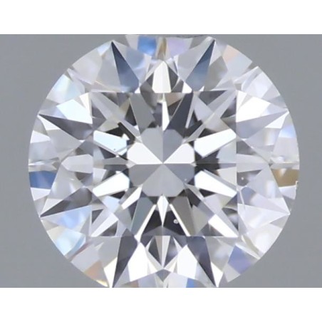 Diament szlif okrągły, 0.37ct, SI1, D, GIA 7496970636
