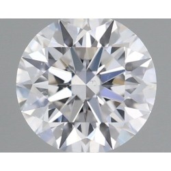 Diament szlif okrągły, 0.38ct, SI1, D, GIA 7511755968