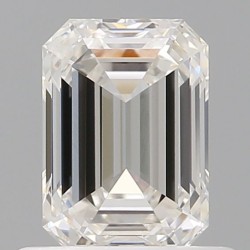 Diament szlif szmaragdowy, 0.7ct, VVS2, H, GIA 6535743541