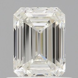 Diament szlif szmaragdowy, 0.7ct, VS1, H, GIA 1533521187