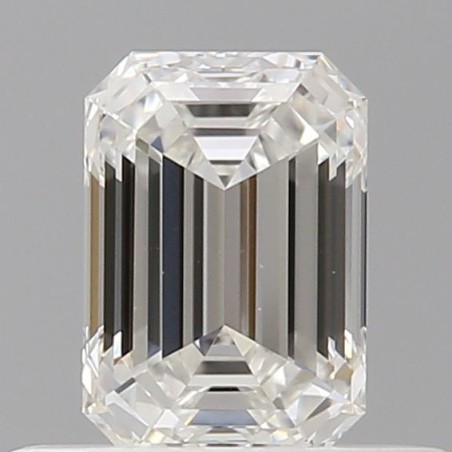 Diament szlif szmaragdowy, 0.5ct, VVS2, G, GIA 6532637368