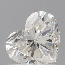 Diament serce, 0.5ct, VVS2, H, GIA 2516458102