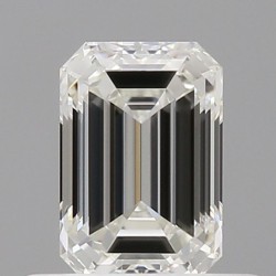 Diament szlif szmaragdowy, 0.5ct, VVS2, H, GIA 3535259584