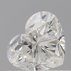 Diament serce, 0.5ct, VVS2, H, GIA 7512456935