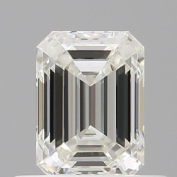 Diament szlif szmaragdowy, 0.5ct, VVS2, H, GIA 5533524834