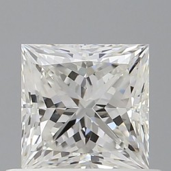 Diament szlif princess, 0.7ct, VVS2, H, GIA 7523685650