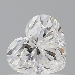 Diament serce, 0.51ct, VVS2, E, GIA 7532473907