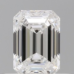 Diament szlif szmaragdowy, 0.5ct, VVS2, D, GIA 5533593848