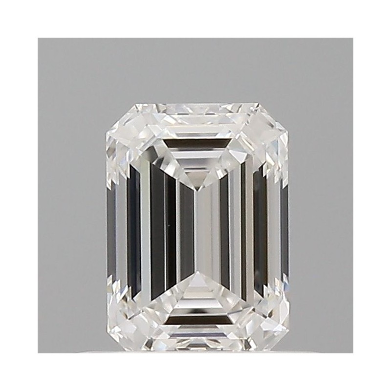 Diament szlif szmaragdowy, 0.5ct, VVS2, E, GIA 2537332541