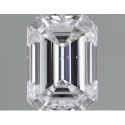 Diament szlif szmaragdowy, 0.5ct, SI1, D, GIA 7528444174