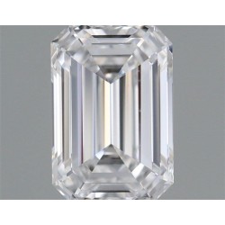 Diament szlif szmaragdowy, 0.51ct, VS2, D, GIA 6512891641