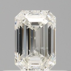 Diament szlif szmaragdowy, 0.5ct, SI2, H, GIA 2536592574