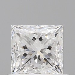Diament szlif princess, 0.51ct, SI1, E, GIA 7526682927