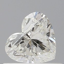Diament serce, 0.5ct, VS2, H, GIA 6531332896