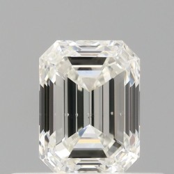 Diament szlif szmaragdowy, 0.5ct, SI1, H, GIA 5533761552