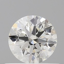 Diament szlif okrągły, 0.4ct, SI2, H, GIA 2527718856
