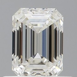 Diament szlif szmaragdowy, 0.7ct, VVS1, H, GIA 2536121119