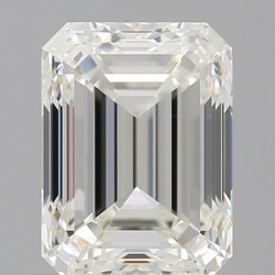 Diament szlif szmaragdowy, 0.9ct, VVS1, H, GIA 2538595065