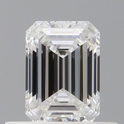 Diament szlif szmaragdowy, 0.51ct, VVS1, E, GIA 6535260278