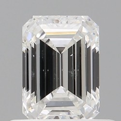 Diament szlif szmaragdowy, 0.54ct, SI1, E, GIA 6532645625