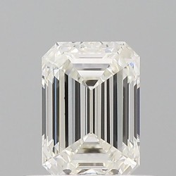 Diament szlif szmaragdowy, 0.5ct, VVS1, H, GIA 5533761560