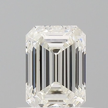 Diament szlif szmaragdowy, 0.5ct, VVS1, H, GIA 5533761560