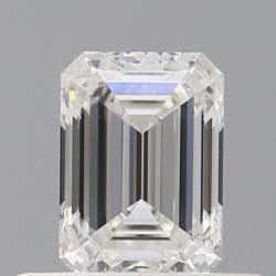 Diament szlif szmaragdowy, 0.53ct, VVS1, H, GIA 6532636709