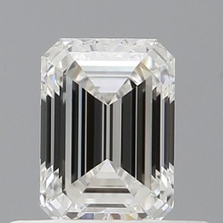 Diament szlif szmaragdowy, 0.55ct, VVS1, G, GIA 6535644655