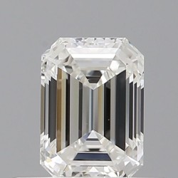 Diament szlif szmaragdowy, 0.5ct, VVS1, G, GIA 6531594770