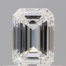 Diament szlif szmaragdowy, 0.5ct, SI1, F, GIA 2527297032