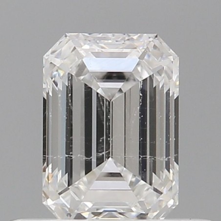 Diament szlif szmaragdowy, 0.52ct, SI2, E, GIA 3515837394
