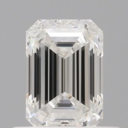 Diament szlif szmaragdowy, 0.51ct, VVS1, F, GIA 6532590575
