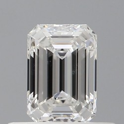 Diament szlif szmaragdowy, 0.5ct, VVS1, E, GIA 6525516182