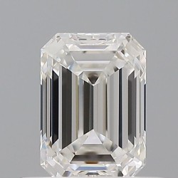 Diament szlif szmaragdowy, 0.5ct, VVS1, F, GIA 5526990731