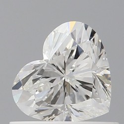 Diament serce, 0.61ct, VVS1, G, GIA 7531479397