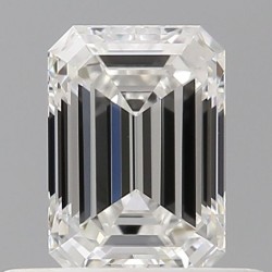 Diament szlif szmaragdowy, 0.52ct, VVS1, F, GIA 6531639485
