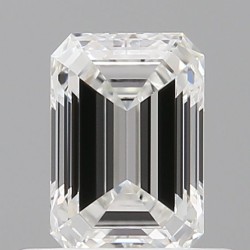 Diament szlif szmaragdowy, 0.53ct, VVS1, F, GIA 6532126905