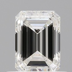 Diament szlif szmaragdowy, 0.5ct, VVS1, F, GIA 1539759373