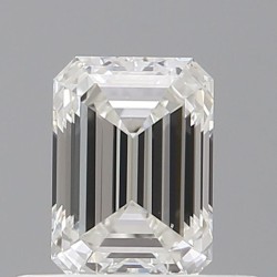 Diament szlif szmaragdowy, 0.53ct, VVS1, F, GIA 6532594573