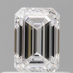 Diament szlif szmaragdowy, 0.51ct, SI1, D, GIA 6535135581