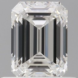 Diament szlif szmaragdowy, 0.7ct, VVS1, F, GIA 7522122555
