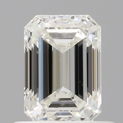 Diament szlif szmaragdowy, 0.7ct, VS1, H, GIA 1538520898