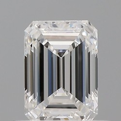 Diament szlif szmaragdowy, 0.5ct, VVS1, E, GIA 6525682180