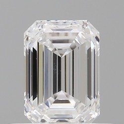 Diament szlif szmaragdowy, 0.5ct, VS2, D, GIA 2524511017