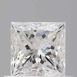 Diament szlif princess, 0.58ct, VS2, E, GIA 6521189322