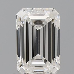 Diament szlif szmaragdowy, 0.68ct, VS2, F, GIA 7532121848