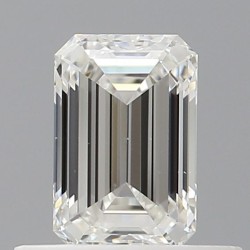 Diament szlif szmaragdowy, 0.5ct, VS2, G, GIA 6535472080