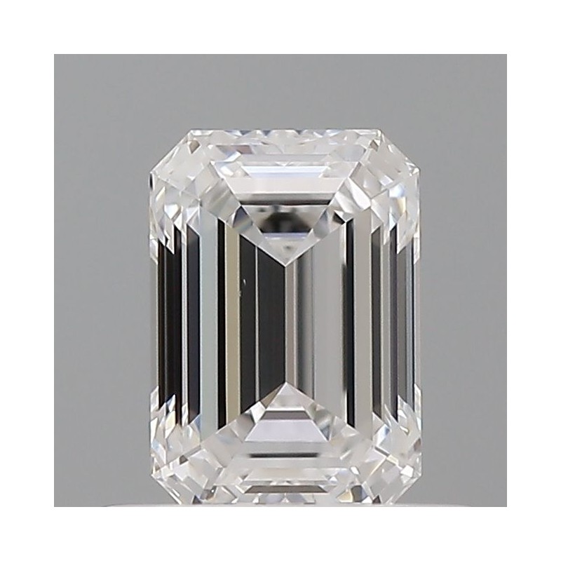 Diament szlif szmaragdowy, 0.51ct, VS1, D, GIA 7526682741